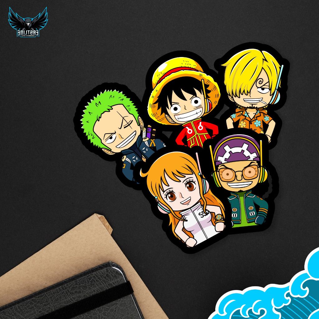 Jual Stiker Sticker Anime One Piece Egghead Chibi Cute Lucu Laptop ...