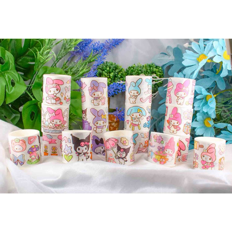 Jual STICKER ROLL VIRAL MOTIF SANRIO /WASH TAPE KARAKTER /SELOTIP BOX ...