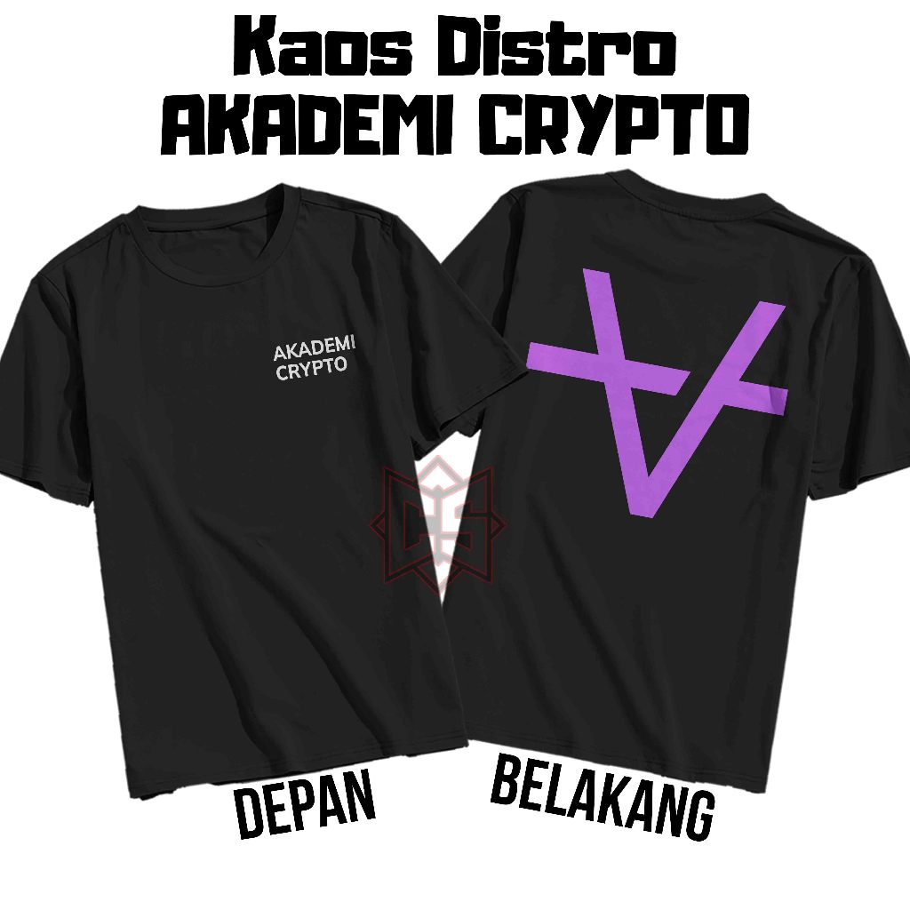 Jual Kaos Baju Distro AKADEMI CRYPTO Kaos Viral Crypto Bitcoin T-Shirt  Bahan Cotton Combed 30s Premium CHOZ.STORE | Shopee Indonesia