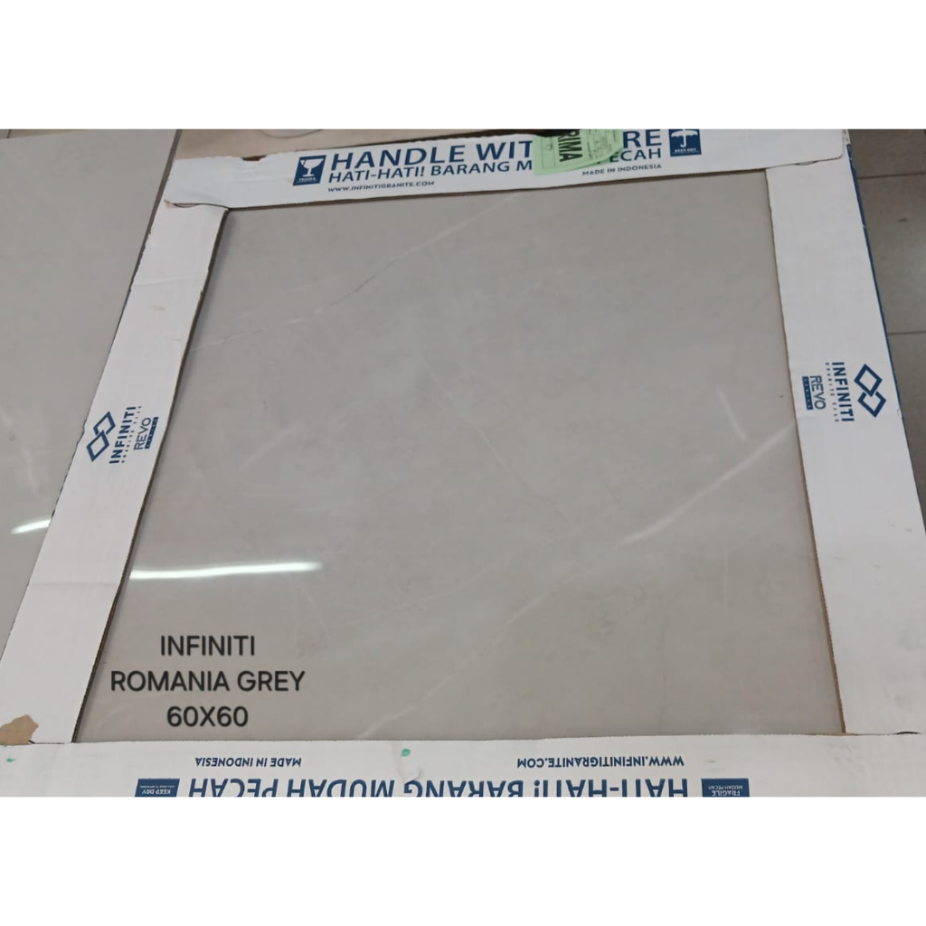 Jual INFINITY GRANIT TILE ROMANIA GREY 60X60 KW1 GLAZED POLISHED ...