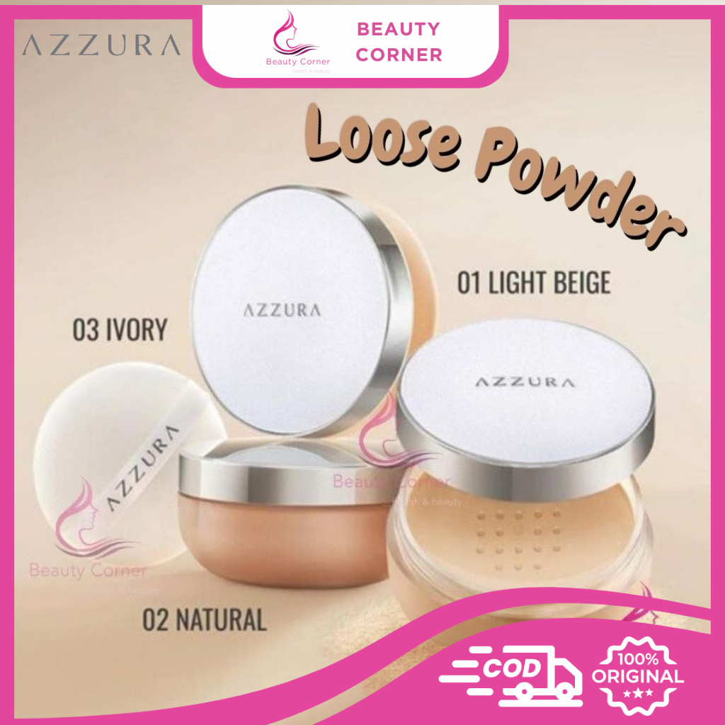 Jual Azzura Loose Powder Terlengkap & Harga Terbaru Juli 2026 | Shopee ...