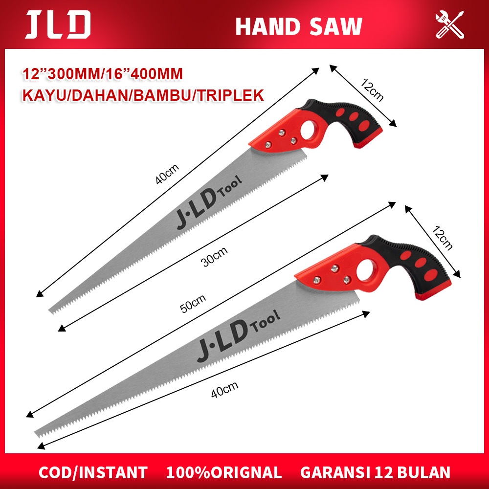 Jual JLD Gergaji Potong Kayu Hand Saw 12 