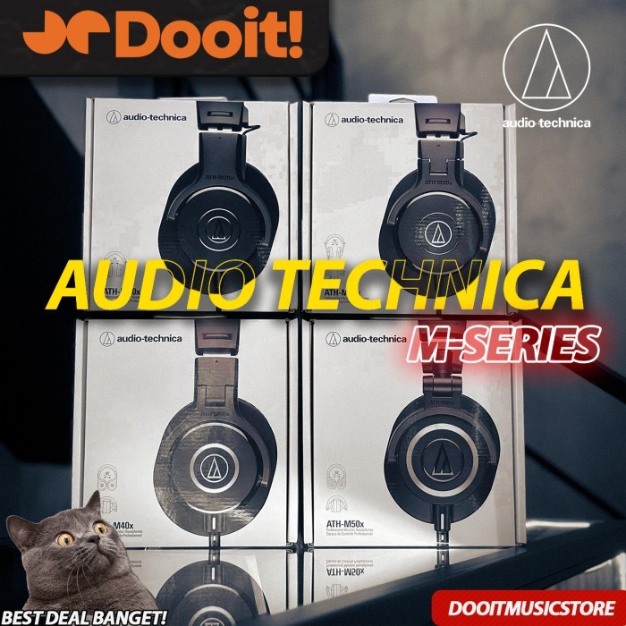 Audio Technica ATH M50X M40X M30X M20X M Series Professional Monitor  Headphones Pilih Seri