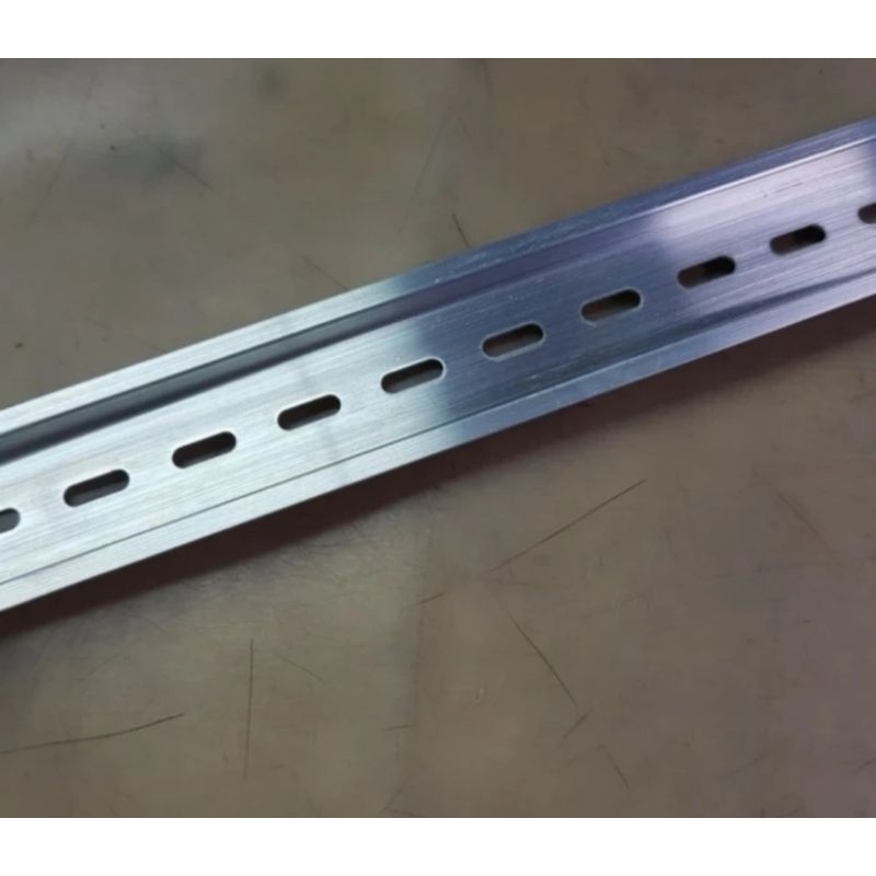 Jual RAIL MCB BESI 1 Fungsi Rail MCB Besi Panjang 1 Meter Rel MCB ...