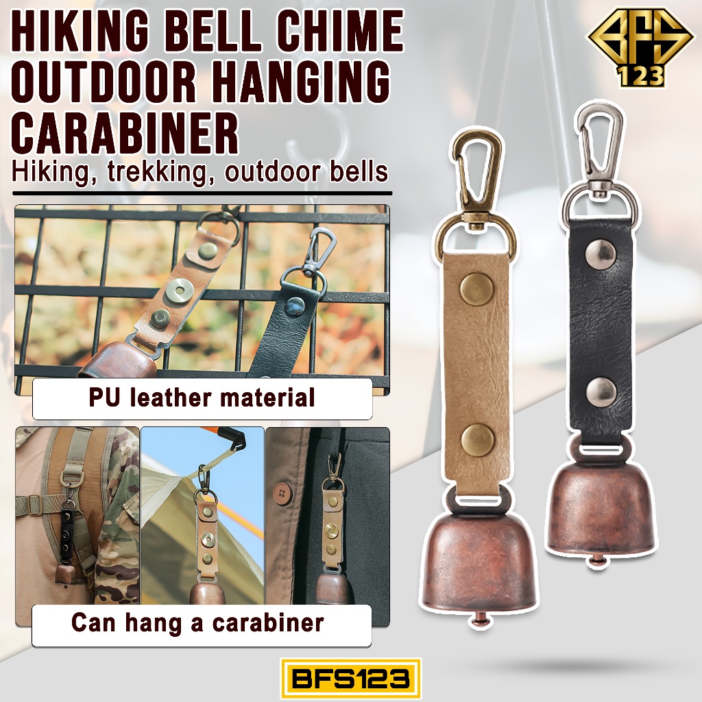 Hiking Bel Lonceng Outdoor Gantungan Carabiner