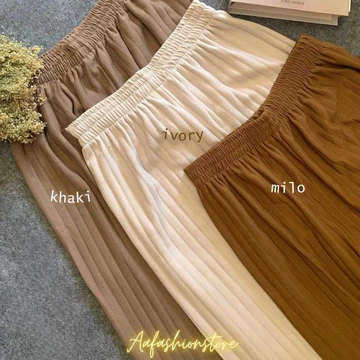 Aafshn Celana Kulot Knit Hornet Premium Highwaist Jumbo
