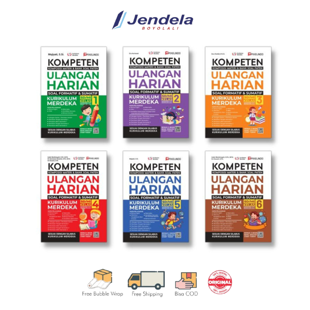 Jual Buku Kompeten Ulangan Harian Kurikulum Merdeka SD / MI - 1 SD MI ...