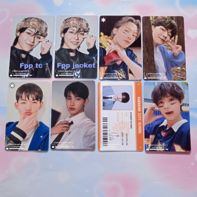 &TEAM Jo First Paw Print Photocard [BACA DESC] Photocard Pc