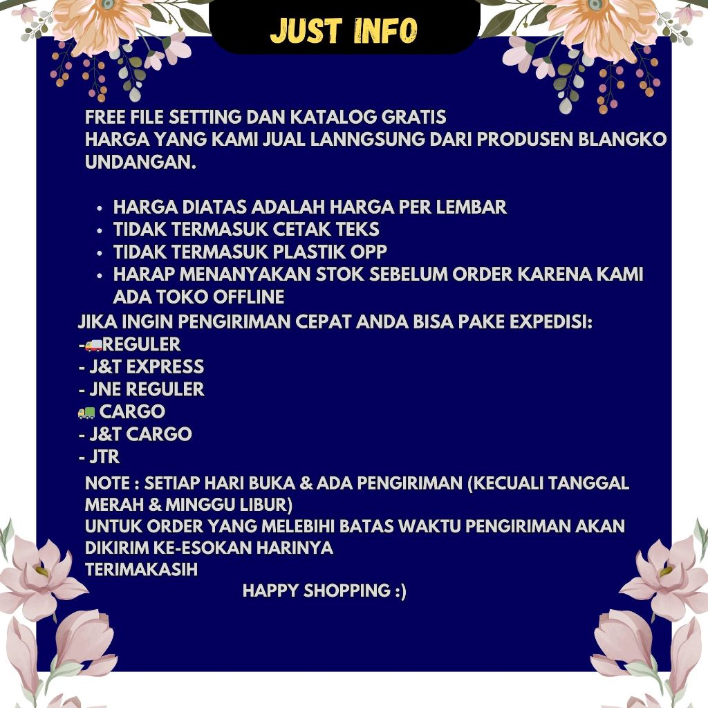 Jual distributor blangko undangan Harga Terbaik & Termurah Juni 2026 ...