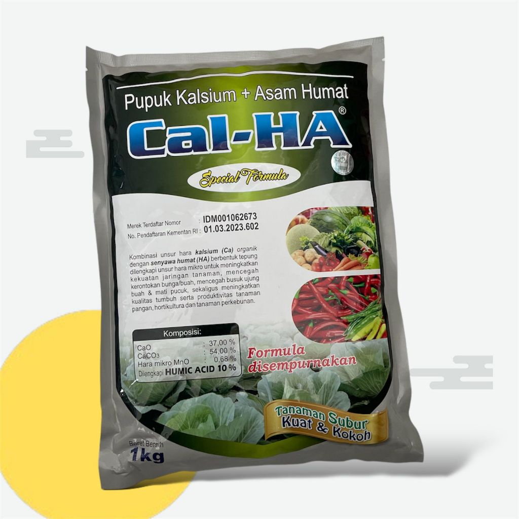 Jual CAL-HA 1 KG PUPUK KALSIUM + ASAM HUMAT CAL HA TANAMAN SUBUR KUAT ...