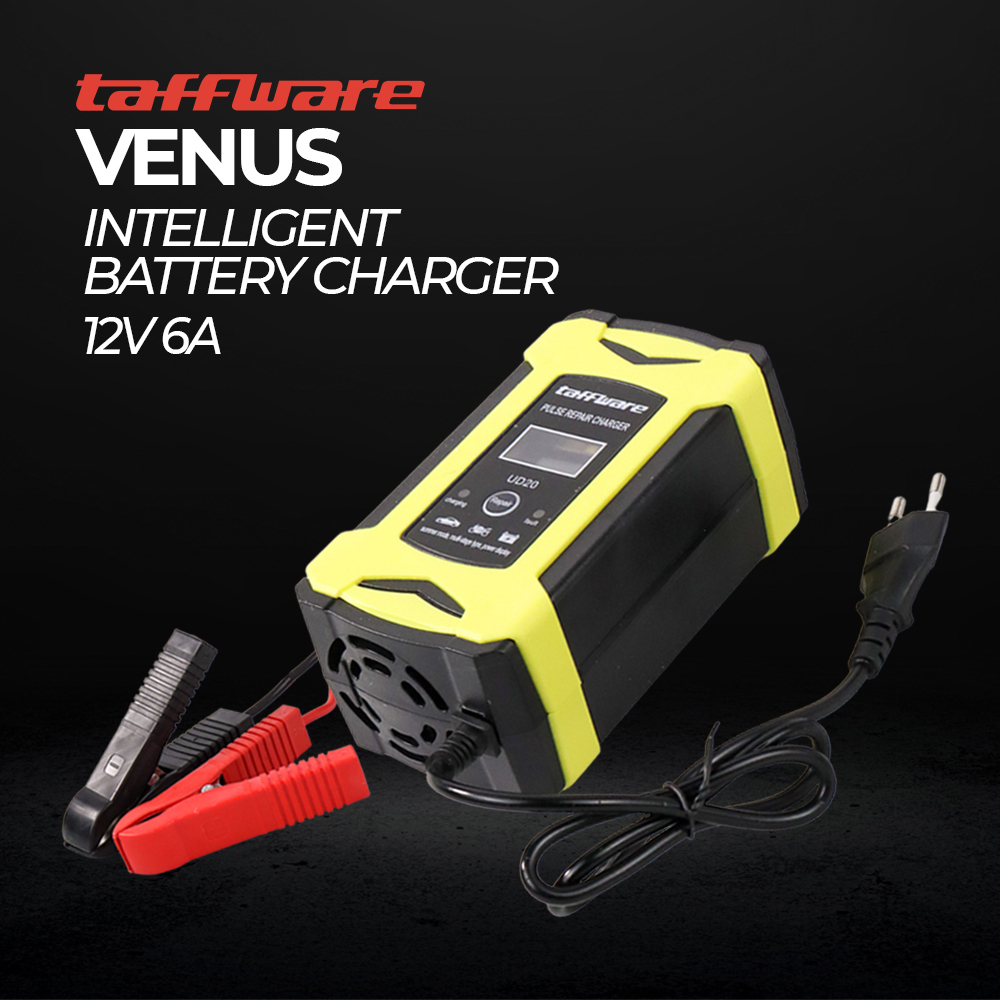 Jual Taffware Venus Smart Battery Charger Cas Aki Motor Mobil 12V 6A
