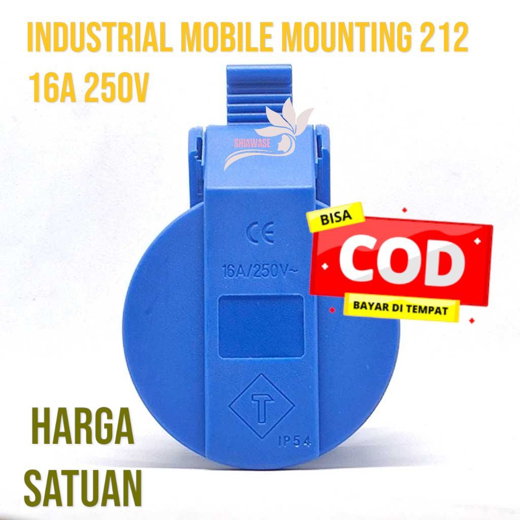 Jual PLUG MOUNTING/MALE STEKER 2PIN -16A 212/STEKER PLUS WATERPROOF ...
