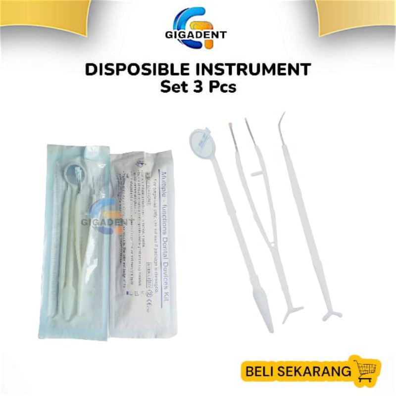 Jual DIAGNOSTIK DISPOSIBLE INSTRUMEN SET 3 PCS | Shopee Indonesia