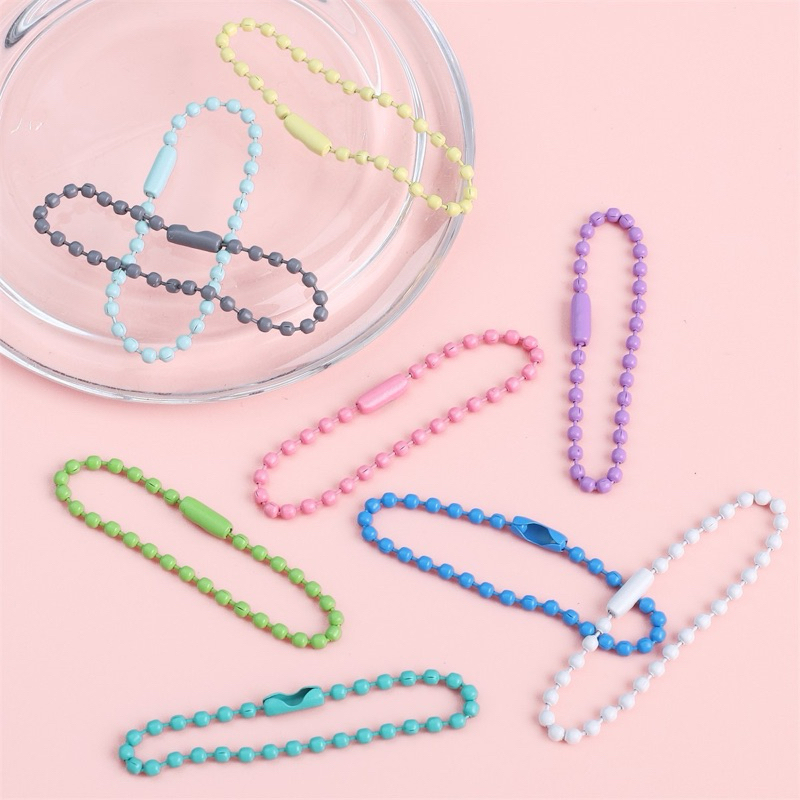 Jual (12 Pcs) Ball Chain Rantai Biji Merica Kecil Gantungan Rantai Bola ...