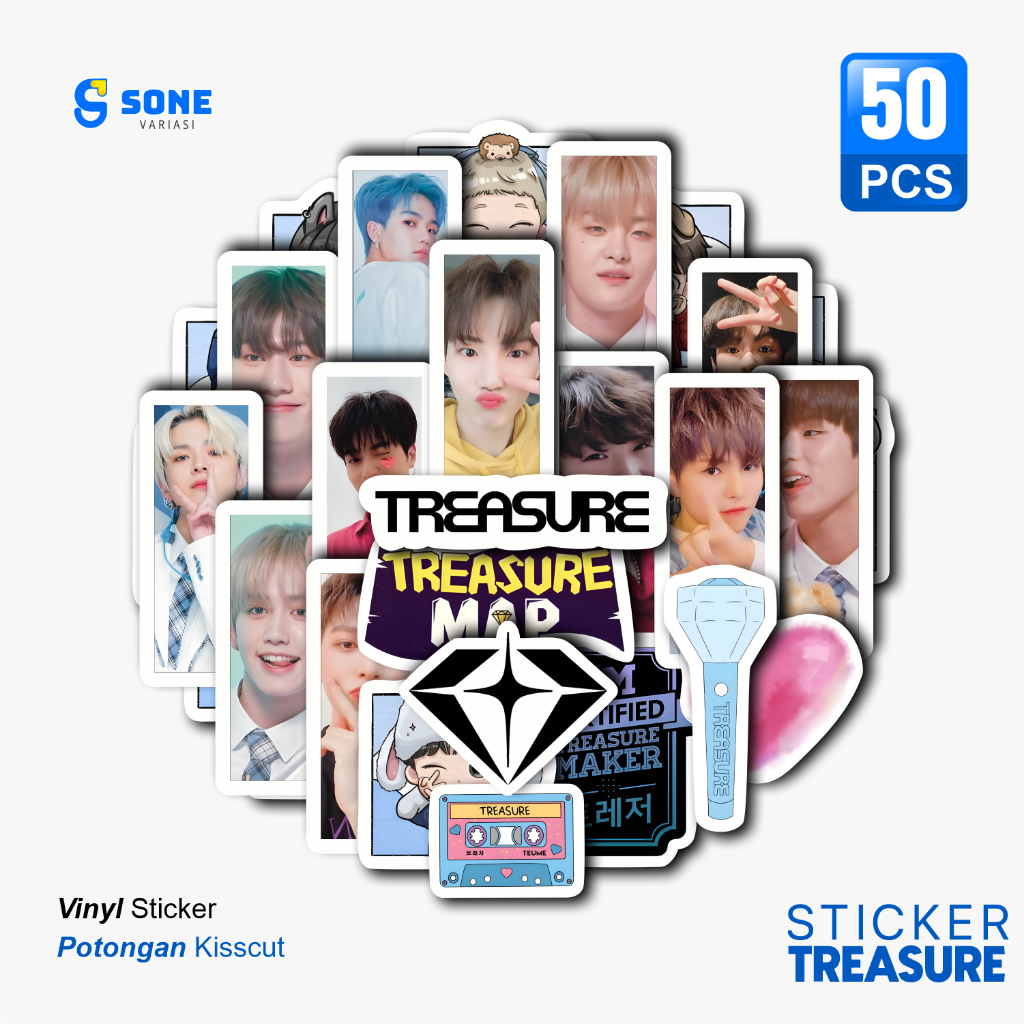 Jual Stiker Pack Treasure Vinyl Waterproof untuk Sticker Buku Journal ...