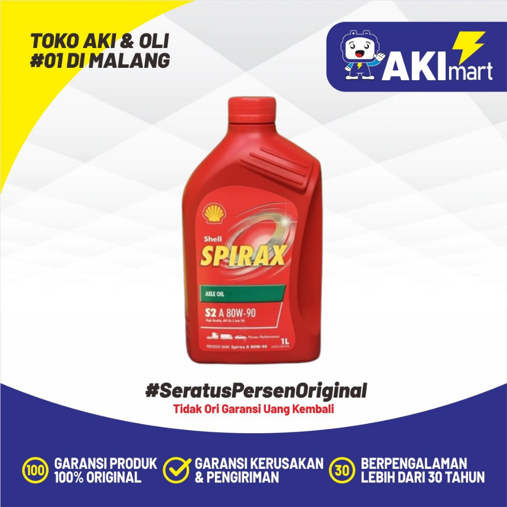 Jual Shell Spirax S2 A 80W90 1 liter Oli Gardan | Shopee Indonesia
