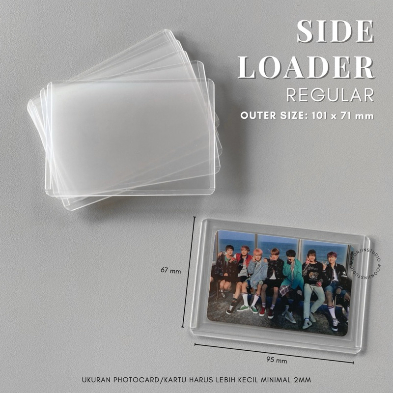 Jual [10pcs] Moonjin Studio Toploader Sideloader Clear Photocard MPC ...