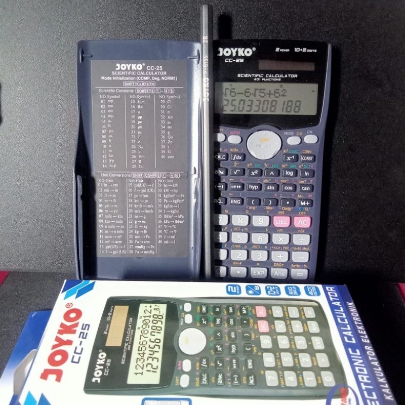 Jual bonus pensil 2b kalkulator scientific joyko cc 25 prelove
