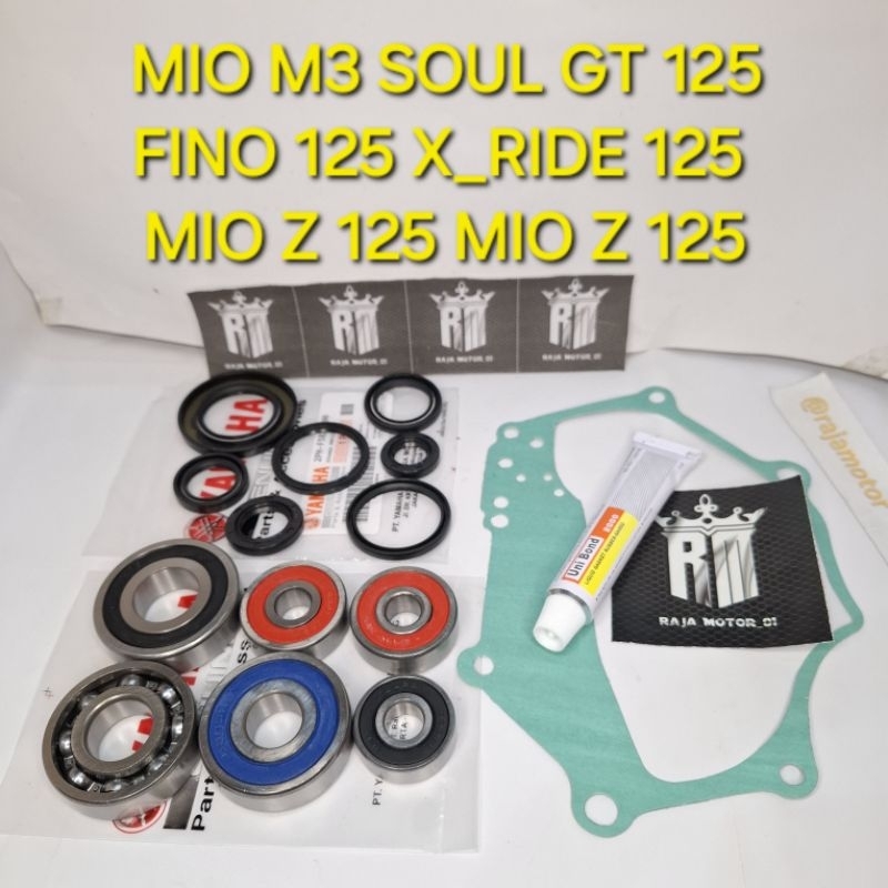 Jual BEARING RASIO 2PH + SEAL KOMPLIT + PAKING GARDAN + LEM PAKING MIO ...