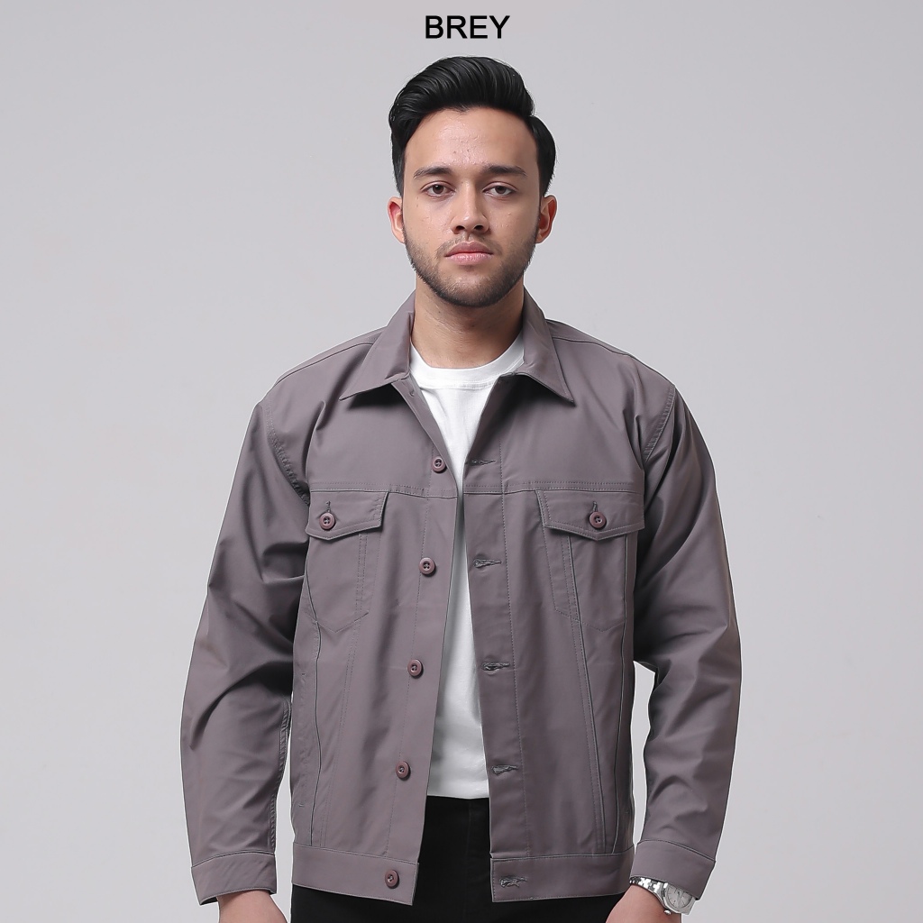 Jual BREY Jaket Pria Jacket Trucker Type 3 Original Premium | Shopee ...