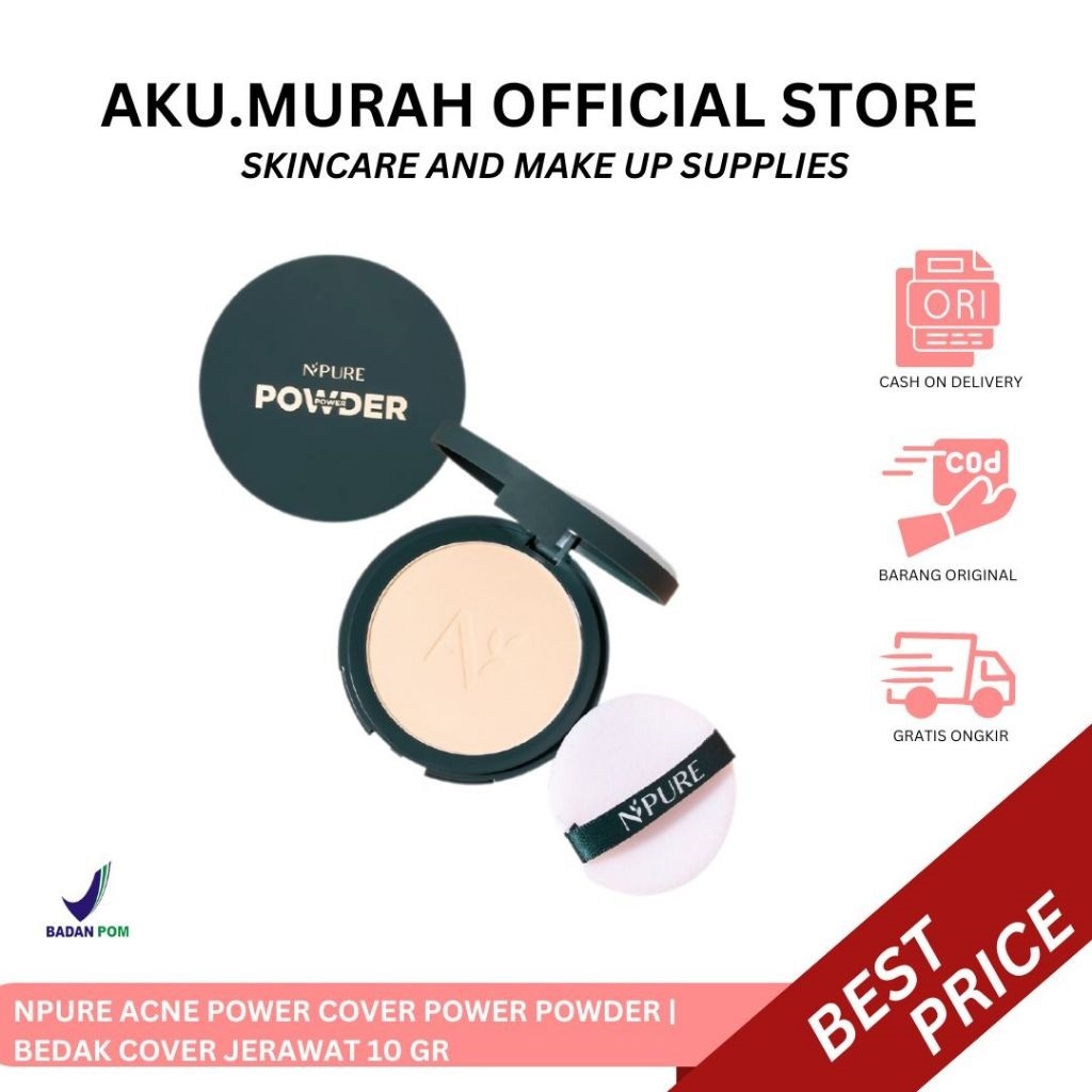 Jual NPURE BUNDLE POWER PRIMER 15 ML + POWER POWDER 10 GR + SUNCREEN ...