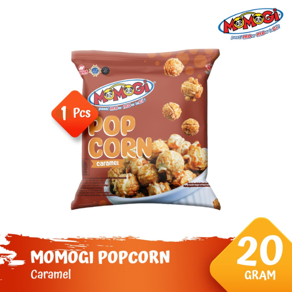 Jual MOMOGI Popcorn Rasa Caramel [Karamel] / Butter [Mentega] Snack ...