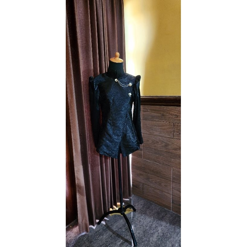 Jual KEBAYA JANGGAN / KEBAYA JENGYAH MOTIF EMBOSS | Shopee Indonesia