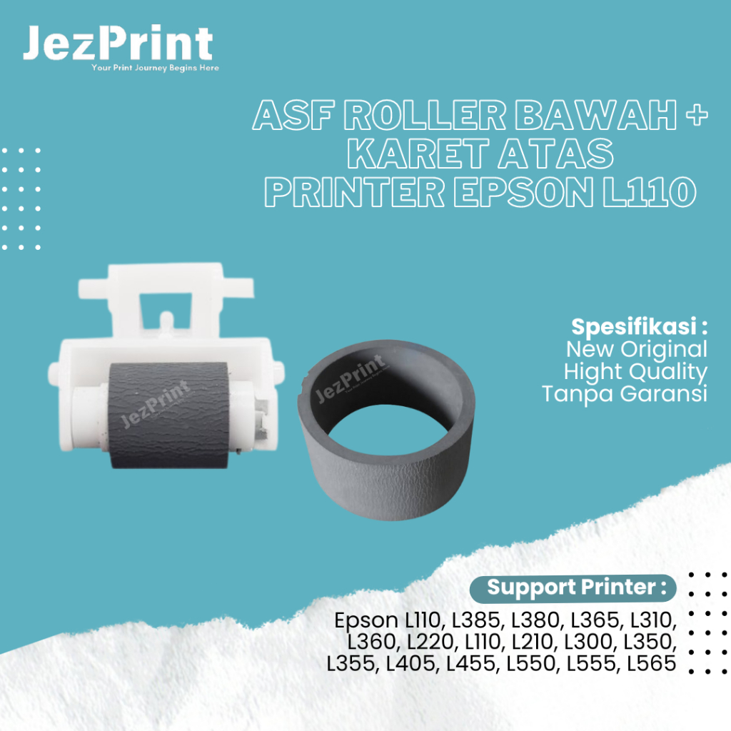 Jual ASF Bawah dan Karet ASF Atas Epson L110 L120 L210 L300 Karet ...
