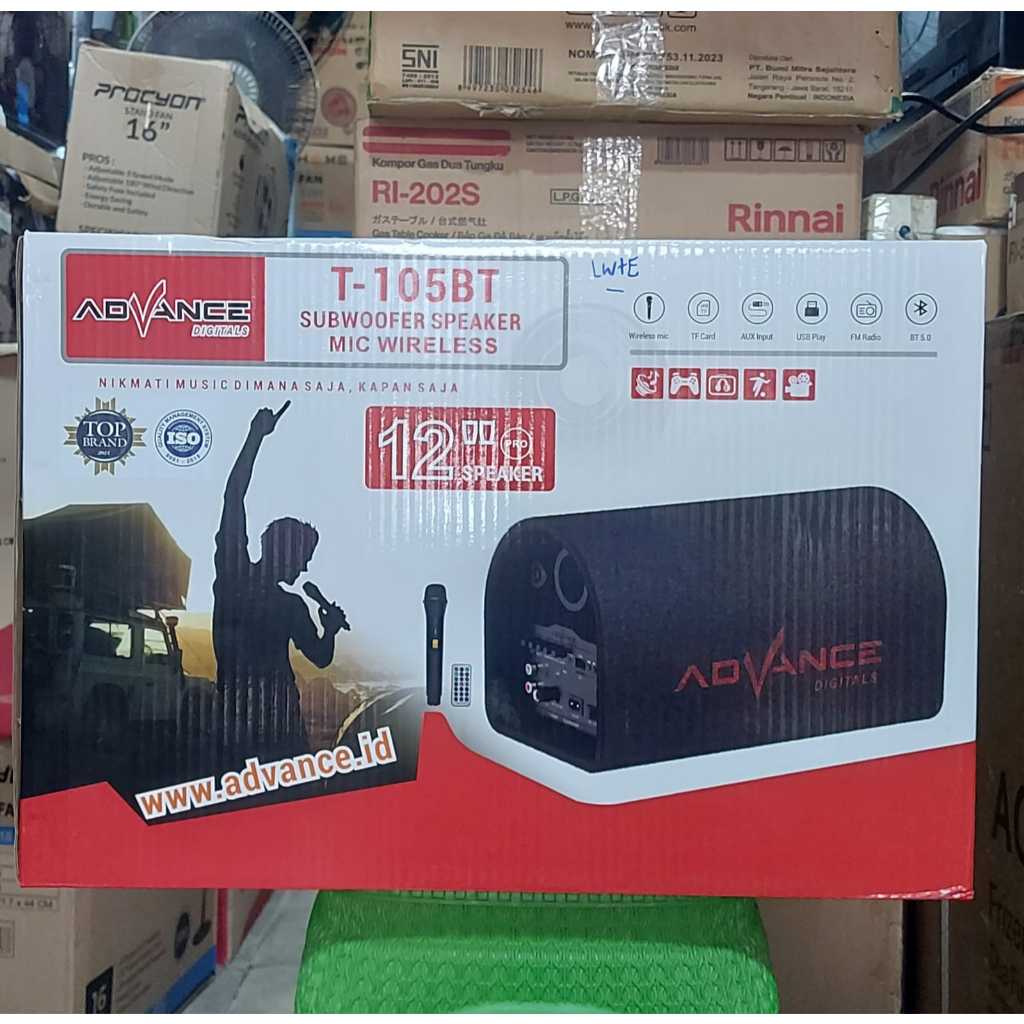 Jual Speaker Guling 12 Inch Subwoofer T 105 BT / T105BT Speaker ...