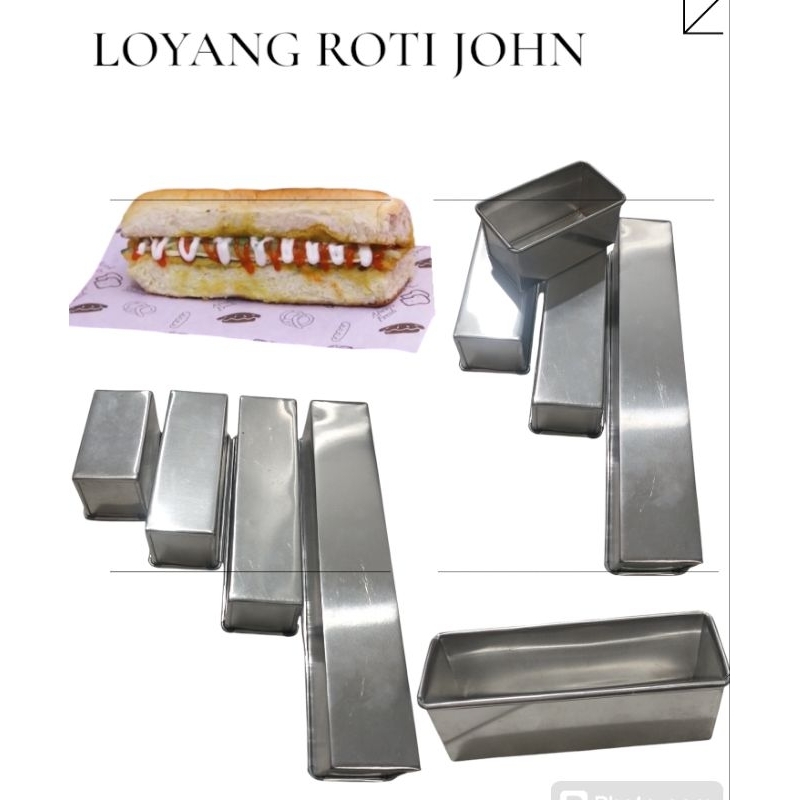 Jual LOYANG ROTI JHON Cetakan Roti John Loyang John Bahan Alumunium ...