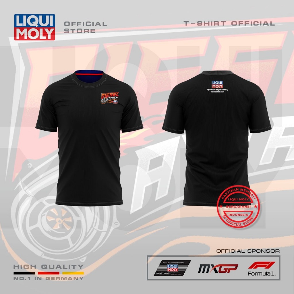 Jual Liqui Moly Tshirt Diesel Attack Baju Kaos Official Shopee