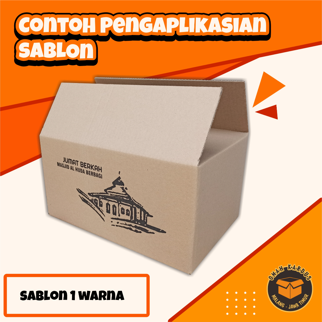 Jual Custom Sablon Box AMDK + SABLON 1 WARNA | custom desain | custom ...