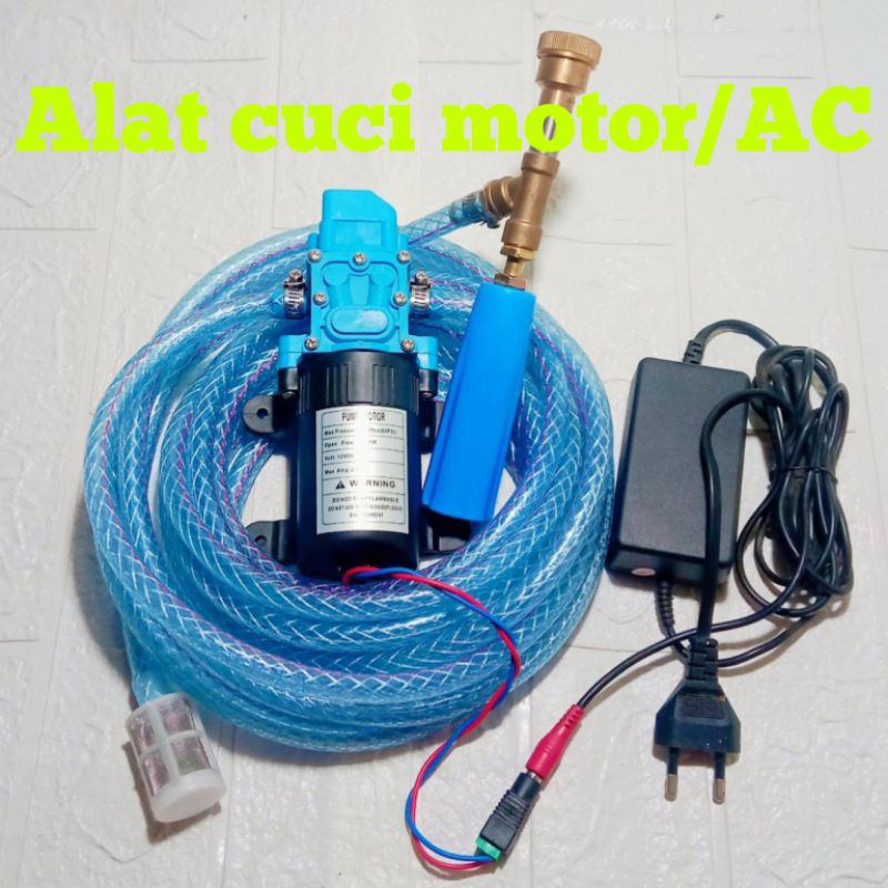 Jual alat cuci motor cuci AC pompa DC 12v semprot air | Shopee Indonesia
