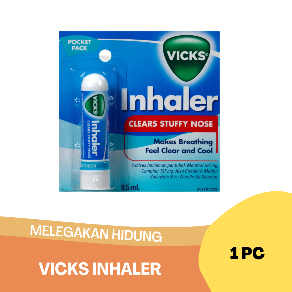 Jual Vicks inhaler 0,5ml per 1 pcs | Shopee Indonesia