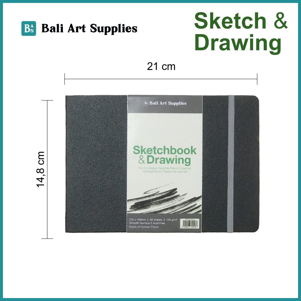 Jual Bali Art Supplies - Sketchbook & Drawing in Sewing Binding