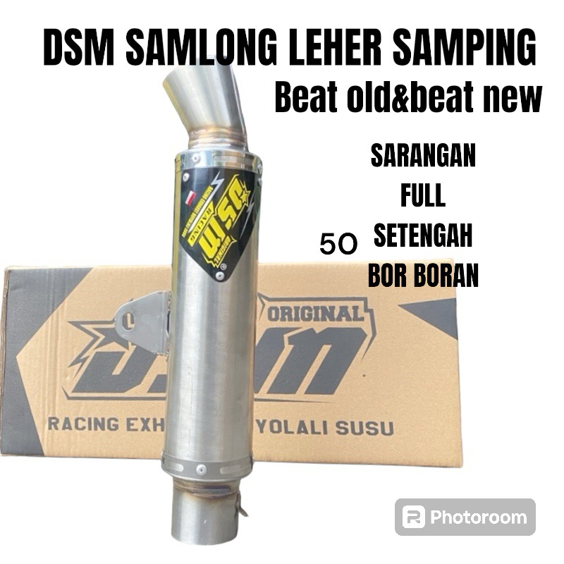 Jual Knalpot Dsm samlong inlet 50 beat new beat old sarangan bisa ...