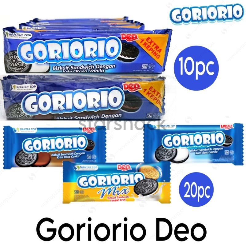 Jual Goriorio Deo coklat vanila mix isi 10pc 20pc | Shopee Indonesia