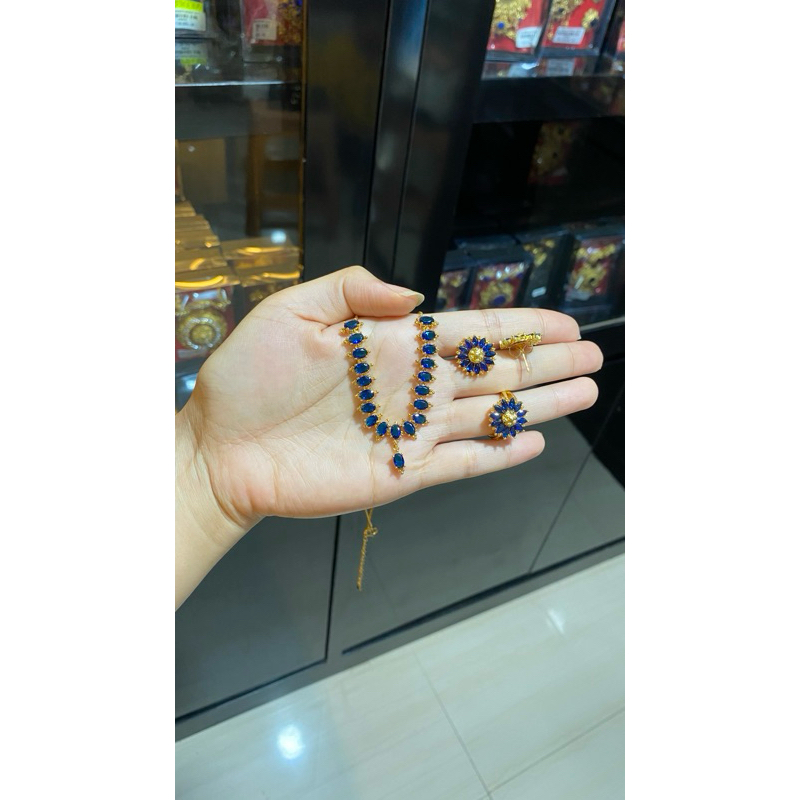 Jual Set Kebon Raja Oval Padi Xuping | Shopee Indonesia