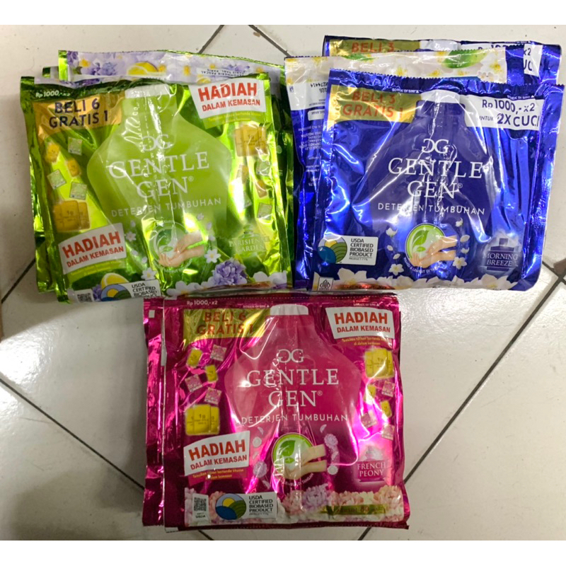Jual GENTLE GEN RENCENG (1 RENCENG 14 SACHET) | Shopee Indonesia
