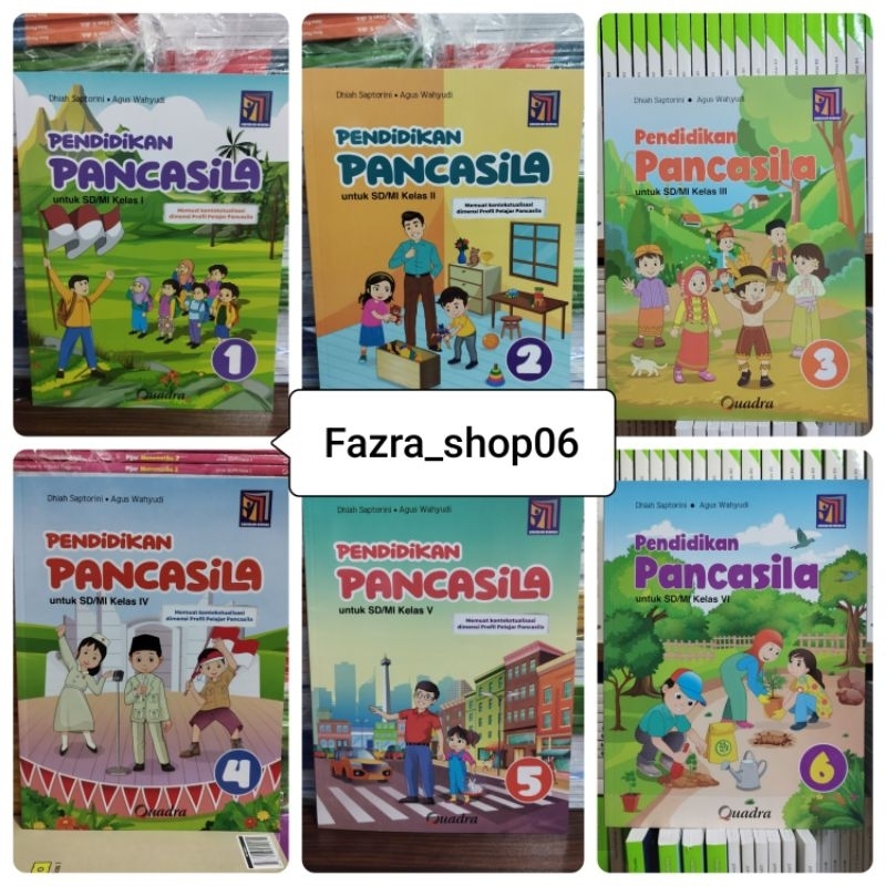 Jual Buku Pendidikan Pancasila PPKN edisi REVISI sd mi kelas 1 2 3 4 5 ...