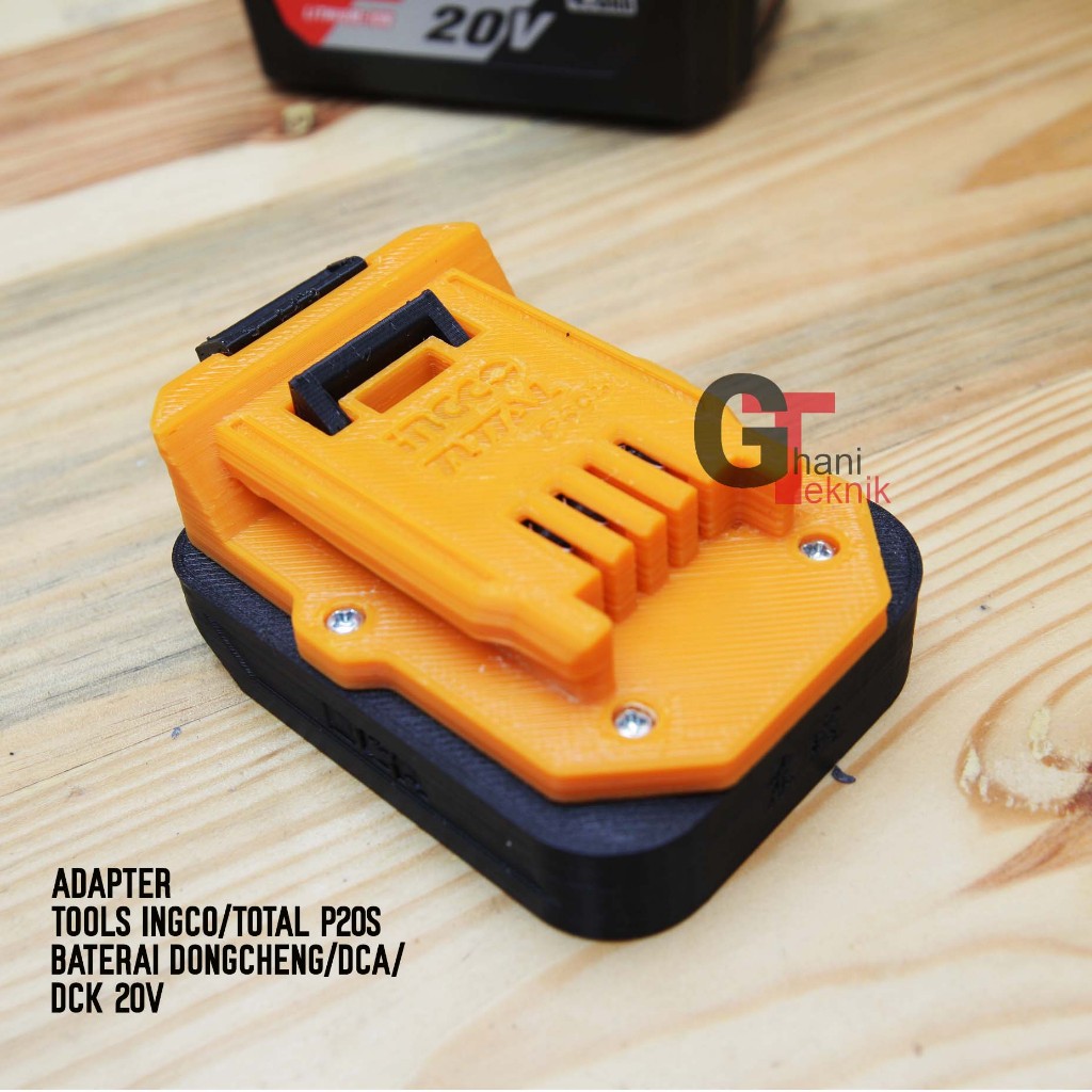 Jual Adapter Tools INGCO TOTAL P20S Baterai DONGCHENG DCA DCK | Shopee ...