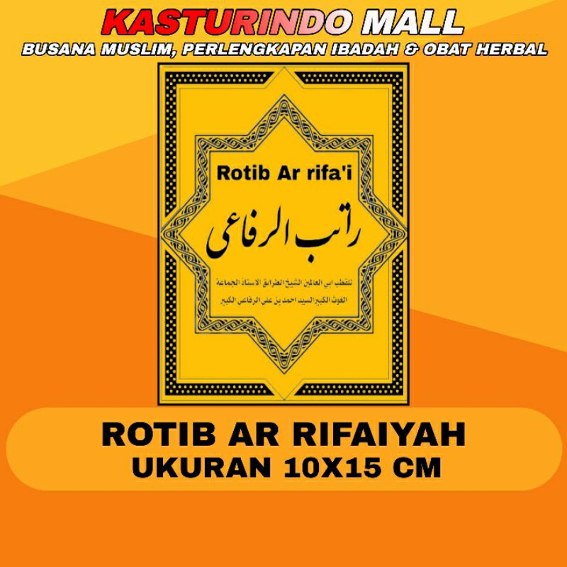 Jual Kitab Wirid / Dzikir Ratib Ar Rifai Karya Syekh Ahmad Arrifai ...