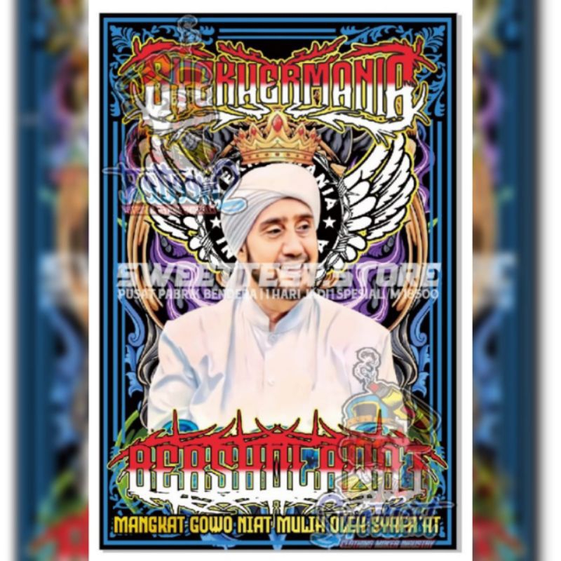 Jual 1 HARI DIKIRIM + BENDERA SHOLAWAT, BENDERA SYEKHERMANIA, BENDERA ...