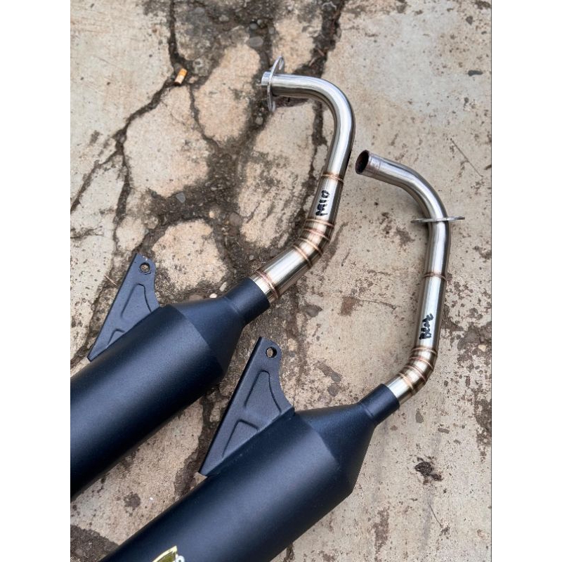 Jual KNALPOT STD RACING HITAM VIRAL DGR EXHAUST | BEAT / MIO / VARIO ...