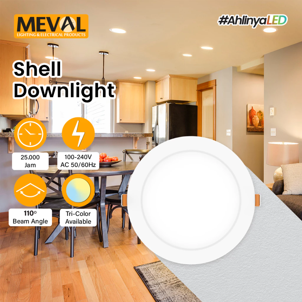 MEVAL Lampu LED Shell Downlight Advance Series