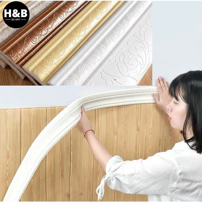 Jual Wall line stiker dinding 1.15 meters Lantai dekorasi wallpaper ...