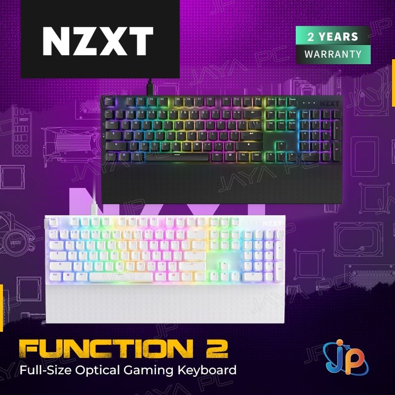 Jual NZXT Function 2 Full Size Optical Gaming Keyboard RGB | Shopee ...