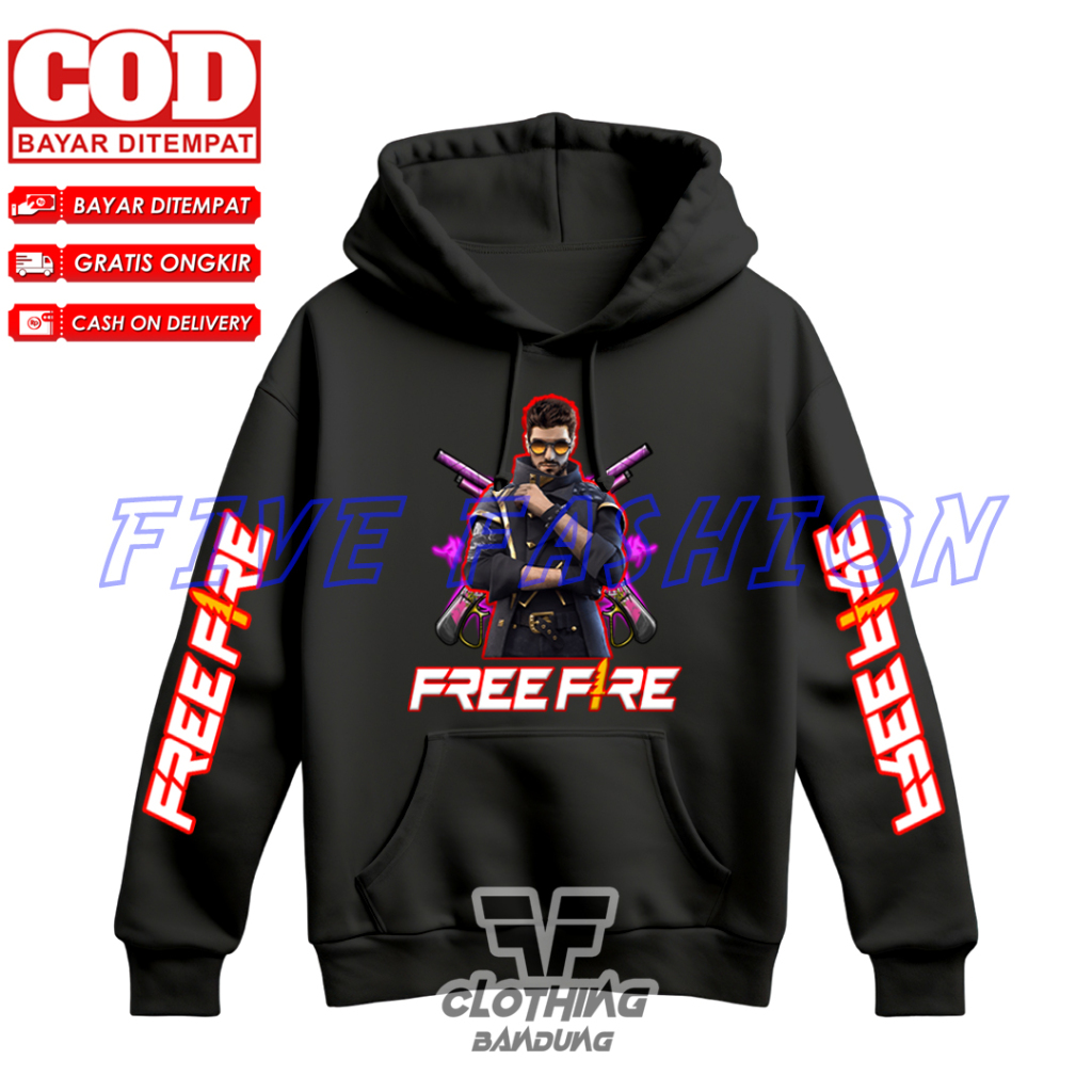 Jual Hoodie Jaket Anak FF Karakter Free Fire SKIN ALOK Versi SG RAPER Free Nama Free Fire Karakter FF Shopee Indonesia