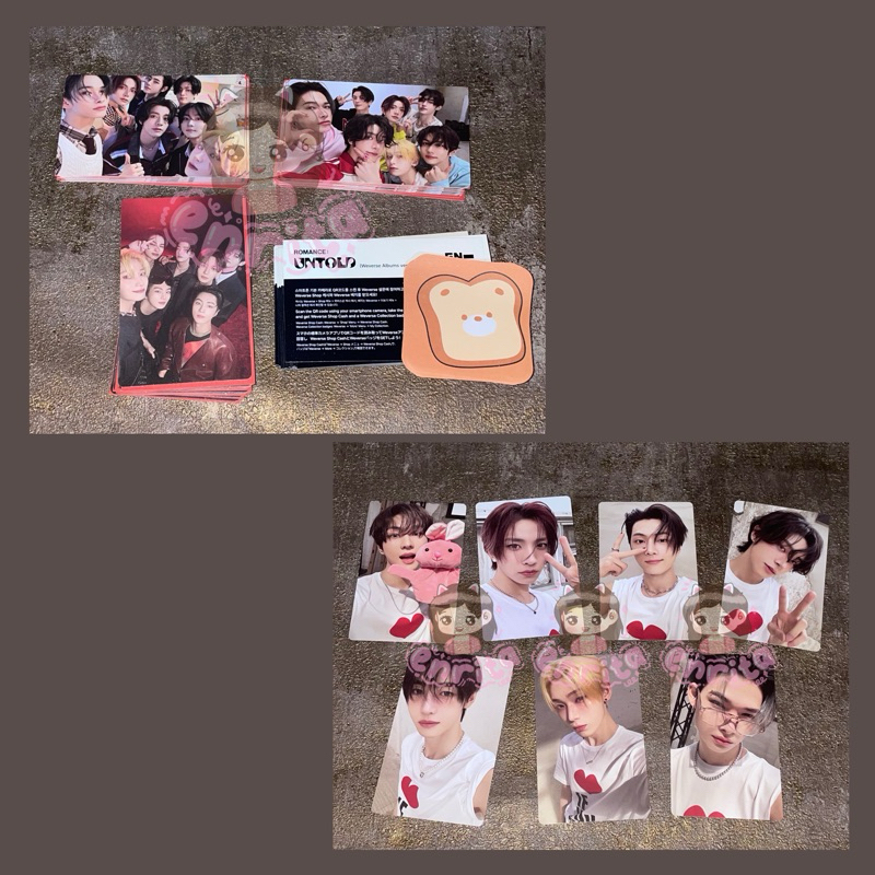 Jual Ready Stock OT7 Set Enhypen Weverse Album Romance Untold R:U ...