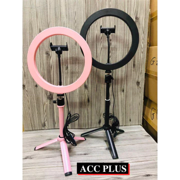 Ring Light Make Up Stand Tripod Lampu Selfie Vlog 26cm LED Dreal Entrepreneur